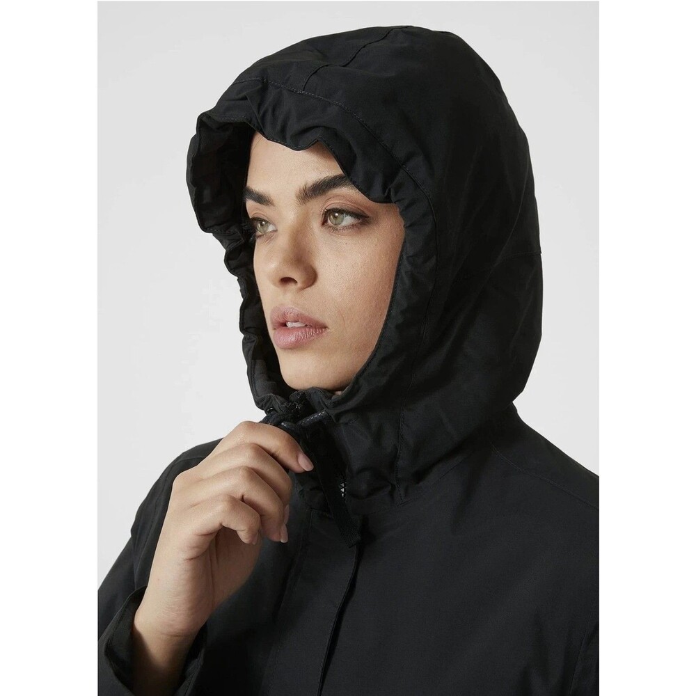 NWT Helly Hansen Boyne Insulated 2.0 Women’s Parka Winter Coat Black S - Picture 2 of 8